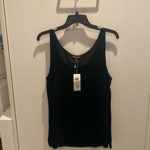 Eileen Fisher Velvet Tank Black